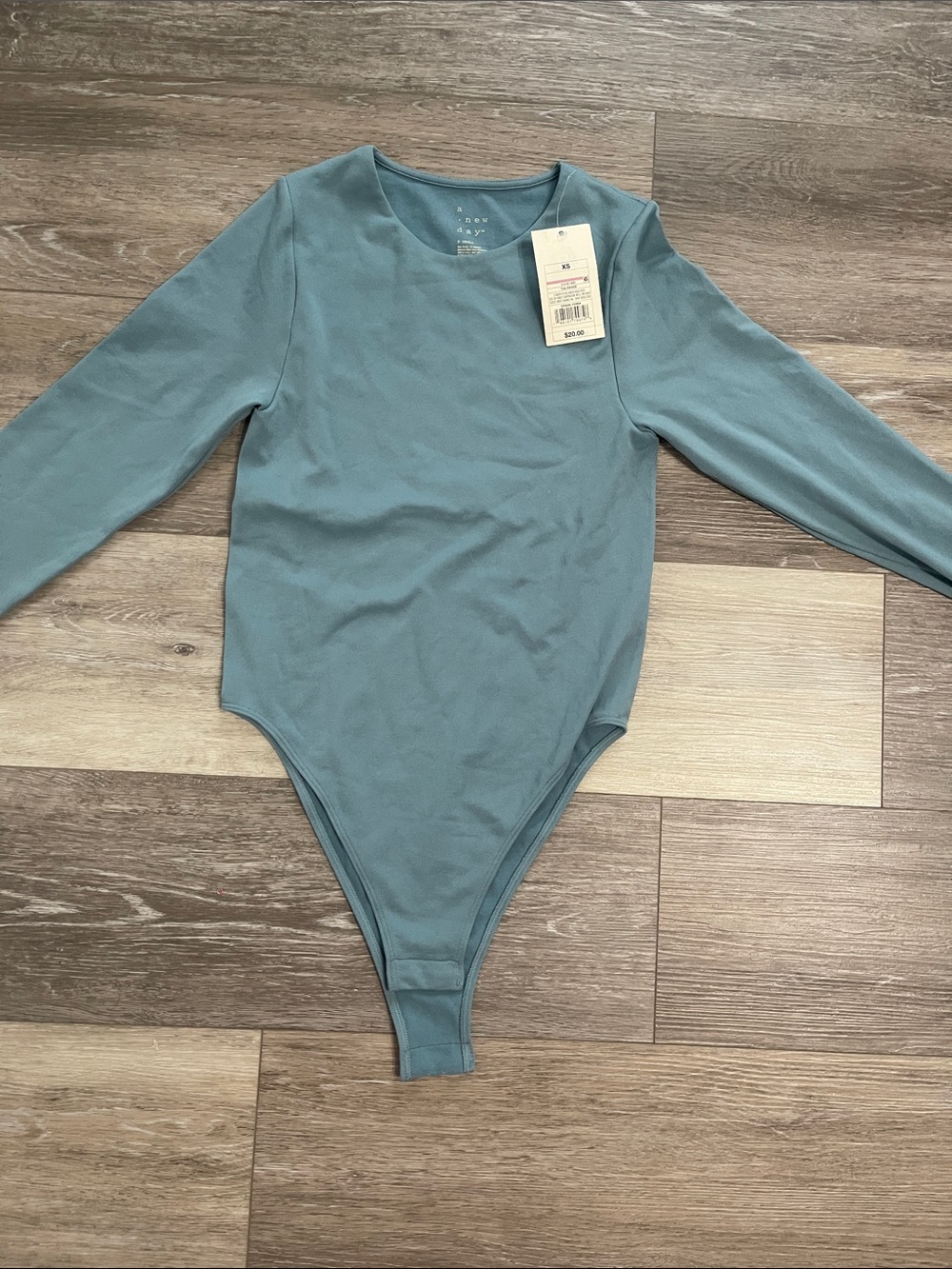 a new day Long-Sleeve Bodysuit in Slate Blue